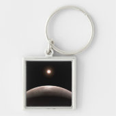 De rotsachtige exoplaneet LHS 475 B en zijn gasthe Sleutelhanger (Voorkant)