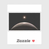 De rotsachtige exoplaneet LHS 475 B en zijn gasthe Sticker (Vel)