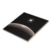 De rotsachtige exoplaneet LHS 475 B en zijn gasthe Tegeltje (Zijkant)