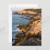 De rotsachtige kust van Isle au Haut in Maine's Briefkaart (Voorkant / Achterkant)