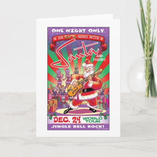 De Rotsen van de kerstman! Feestdagen Kaart (Voorkant)