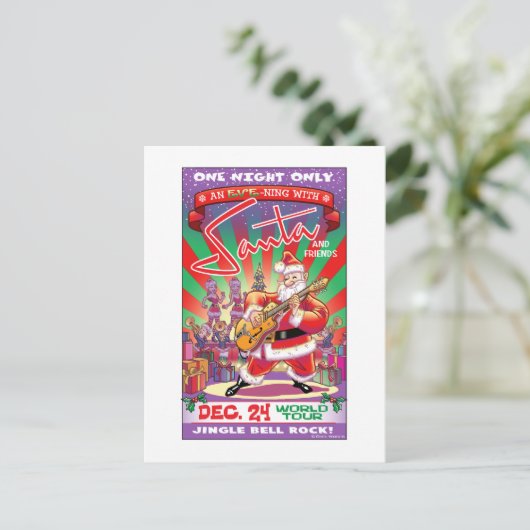 De Rotsen van de kerstman! Feestdagenkaart (Staand voorkant)