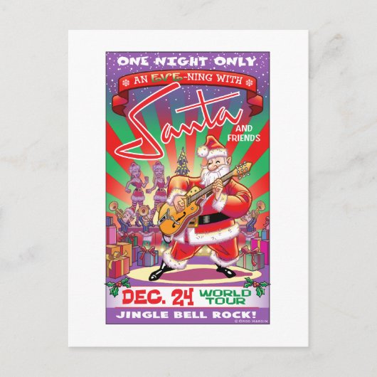 De Rotsen van de kerstman! Feestdagenkaart (Voorkant)