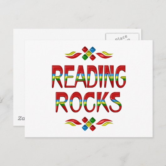 De Rotsen van de lezing Briefkaart (Voorkant / Achterkant)