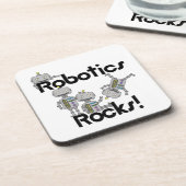 De Rotsen van de robotica Bier Onderzetter (Linkerzijde)