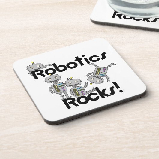 De Rotsen van de robotica Bier Onderzetter (Linkerzijde)