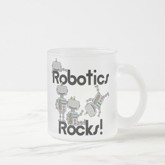 De Rotsen van de robotica Matglas Koffiemok (Rechts)