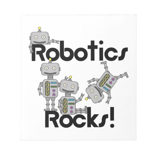 De Rotsen van de robotica Notitieblok (Voorkant)