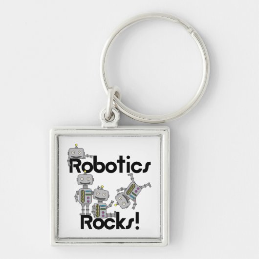 De Rotsen van de robotica Sleutelhanger (Voorkant)