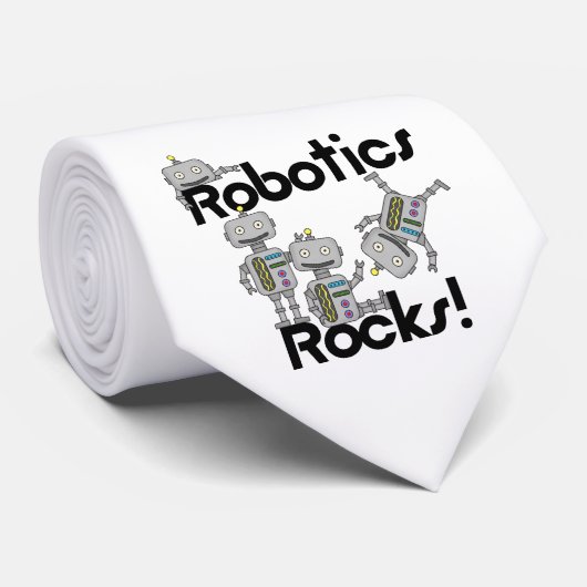 De Rotsen van de robotica Stropdas (Opgerold)