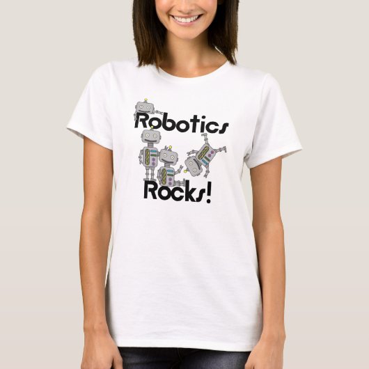 De Rotsen van de robotica T-shirt (Voorkant)