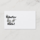 De Rotsen van de robotica Visitekaartje (Achterkant)