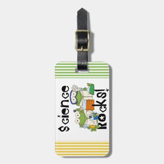 De Rotsen van de Wetenschap van kikkers Bagagelabel (Voorkant verticaal)