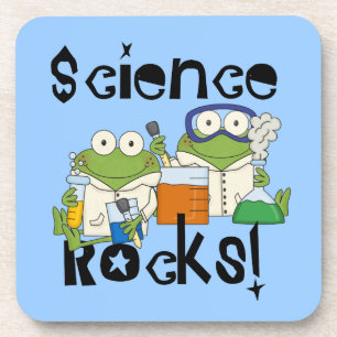 De Rotsen van de Wetenschap van kikkers Bier Onderzetter
