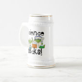 De Rotsen van de Wetenschap van kikkers Bierpul (Voorkant links)