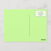 De Rotsen van de Wetenschap van kikkers Briefkaart (Achterkant)