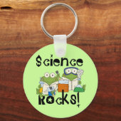 De Rotsen van de Wetenschap van kikkers Sleutelhanger (Voorkant)