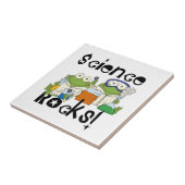 De Rotsen van de Wetenschap van kikkers Tegeltje (Zijkant)