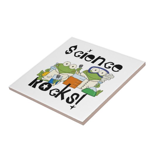 De Rotsen van de Wetenschap van kikkers Tegeltje (Zijkant)