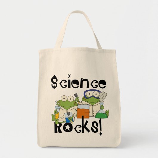 De Rotsen van de Wetenschap van kikkers Tote Bag (Voorkant)