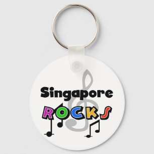 De Rotsen van Singapore Sleutelhanger