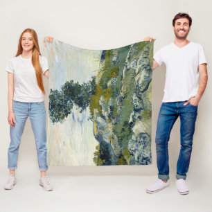 De rotsen Vincent van Gogh  Fleece Deken