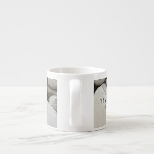 De rotsen zullen hem prijzen! espresso kop (Achterkant)