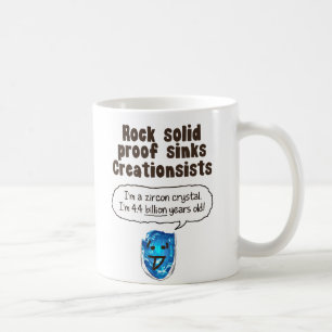De rotsgootstenen Creationists van Zircon! - Koffiemok