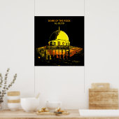 De Rotskoepel: Al-Quds Iconisch Poster (Keuken)