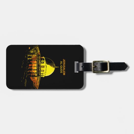 De Rotskoepel: een Bagagelabel van vrede (Voorkant horizontaal)