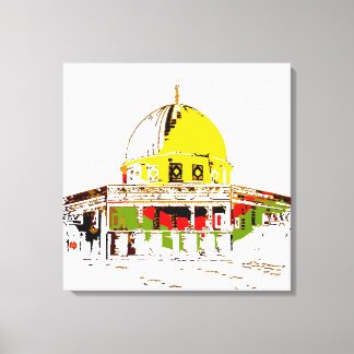 De Rotskoepel: een symbool van vrede Canvas Afdruk