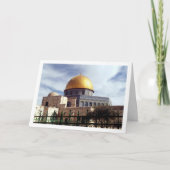 De Rotskoepel, Jeruzalem, Israël Kaart (Voorkant)