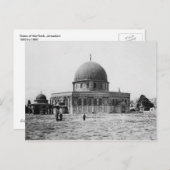 De Rotskoepel, Vintage van Jeruzalem Briefkaart (Voorkant / Achterkant)