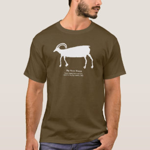 De Rotstekening van de Schapen van het Big Horn T-shirt