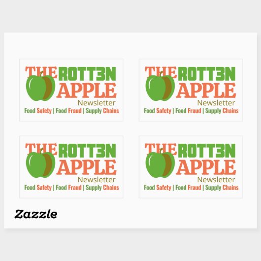 De Rotten Apple Nieuwsbrief Sticker (Vel)