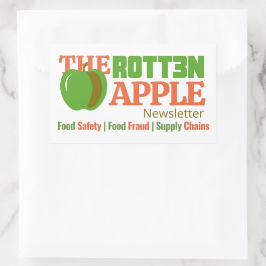 De Rotten Apple Nieuwsbrief Sticker (Tas)