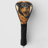 De Rottweiler hond 001 - Odessa Leyendecker Golfheadcover (Voorkant)