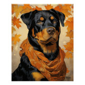 De Rottweiler hond 001 - Odessa Leyendecker Perfect Poster (Voorkant)