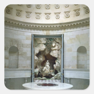 De Rotunda en de Grotto van de Laiterie Vierkante Sticker
