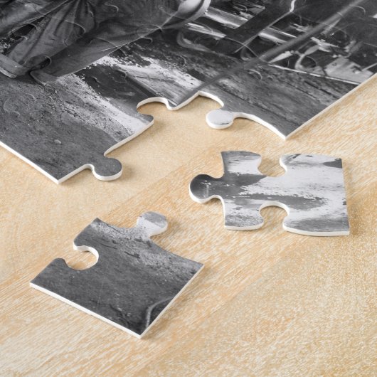 De Roundhouse Gals  locomotief Legpuzzel (Zijkant)