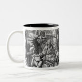 De Rout en Verwardheid van de Jansenisten Tweekleurige Koffiemok (Links)