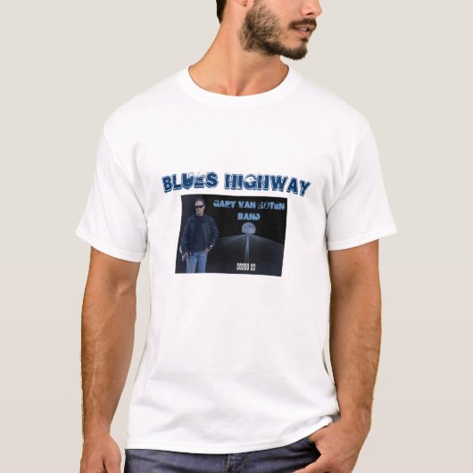 De Route 66 W van de Highway van het onduidelijke  T-shirt (Voorkant)