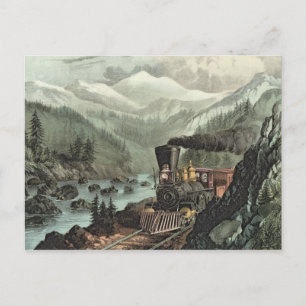 De route naar Californië Briefkaart