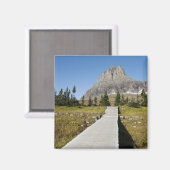 De route naar het uitzicht van het Verborgen meer Magneet (Voorkant / Achterkant)