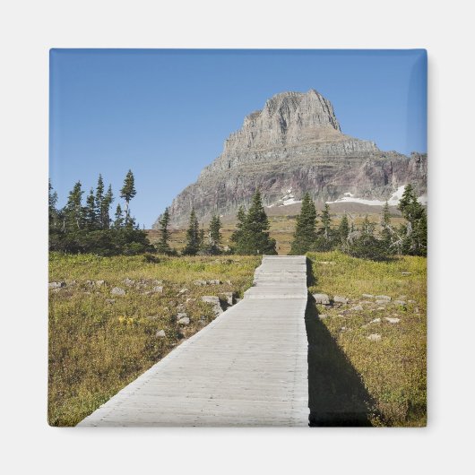 De route naar het uitzicht van het Verborgen meer Magneet (Voorkant)