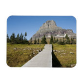 De route naar het uitzicht van het Verborgen meer Magneet (Horizontaal)