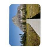 De route naar het uitzicht van het Verborgen meer Magneet (Verticaal)