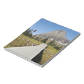 De route naar het uitzicht van het Verborgen meer Notitieblok (Linkerzijde)