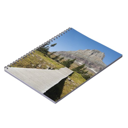 De route naar het uitzicht van het Verborgen meer Notitieboek (Linkerzijde)