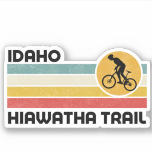 De Route van de Hiawatha - Schitterende mountainbi Sticker